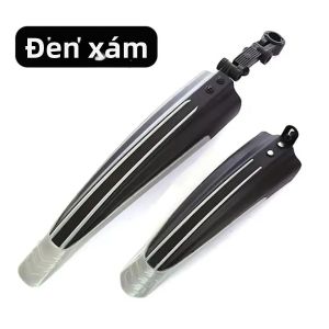 PINMOAP 2 Bộ Chắn Bùn Xe Đạp Đa Năng Bộ Bảo Vệ Chống Bắn Phía Trước Và Phía Sau Cho Xe Đạp MTB Đường Trường Và Thành Phố Đi Xe Đạp Ngoài Trời