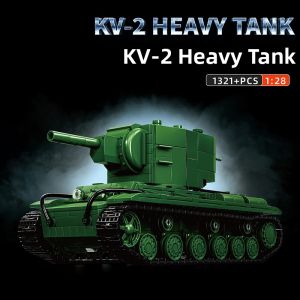 TAOZIAWA | Military Series KV-2 Heavy Anti-Air Tank Building Block Toy