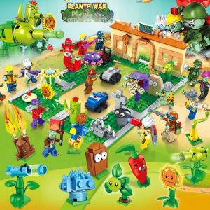 Plant VS Zombies Puzzle Construction Toy Set