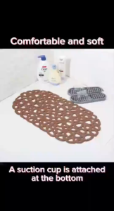 PVC Bathroom Anti Slip Pad Suction Cup Pad Shower Bath Mat Bathroom Toilet Floor Mat