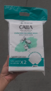 Bông Làm Sạch Da Tẩy Trang Calla Sạch Sâu Bông Bạch Tuyết 500Gr