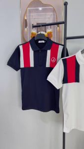 Áo PoLo nam nữ cổ trụ vải cotton không xù thoáng mát áo 2 màu cơ bản trắng và đen phối màu phối chữ cực đẹp hàng xịn Menswear top áo