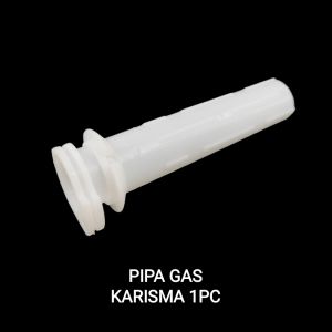 PIPA GAS "KARISMA" - Selongsong Putihan Gas KARISMA X / SUPRAFIT NEW / SUPRA X 125 KARBU