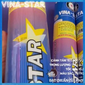 ỐNG CẦU LÔNG VINA STAR  CHÍNH HÃNG 12 TRÁI