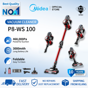 [10 Year Warranty]Midea 468000pa Handheld Vacuum Cleaner Mite Removal Vacuuming Mopping High Power Brushless Motor Wet And Dry Cordless Vacuum Cleaner