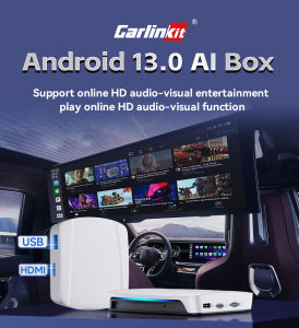 Carlinkit TBOX-UHD Carplay Ai Box Android 13 TV Box QCM660 Wireless CarPlay Android Auto Adapter 8+128G Wifi SIM HDMI 4K HD Output