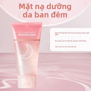 Mặt Nạ Dưỡng Ẩm Làm Săn Chắc Da Mặt Dành Cho Nữ Collagen Tăng Cường Độ Đàn Hồi Giảm Xỉn Màu Dưỡng Ẩm Chống Lão Hóa Điều Trị Ban Đêm 75ml