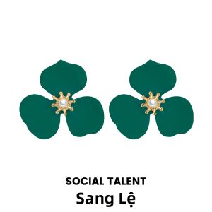 Social Talent | Bông Tai Thiết Kế Hoa Độc Đáo