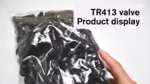 100pcs Rubber Valve Stems Tubeless TR413 Snap-in Rubber Tubeless Tire Valve Stems for Car Motorcycle (Made From Brass and EPDM) TR413 Tire Valves with Caps for Car Parts Supply