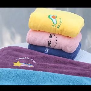 Handuk Keramas Wanita Bahan Microfiber Hairtowel / Handuk Kancing Pengering Rambut Karakter PH C931