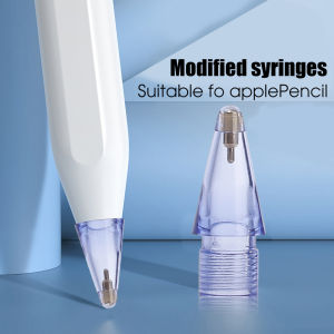 1/5Pcs Colorful Transparent Stylus Pen Nib Compatible with Apple IPad Pencil 1st 2nd Generation Replacement Nibs Anti-wear Stylus Pen Tips