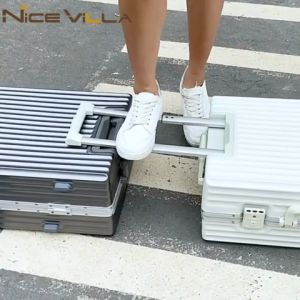 Vali Khung Nhôm Khóa Sập NiceVilla Kèm Áo Bọc