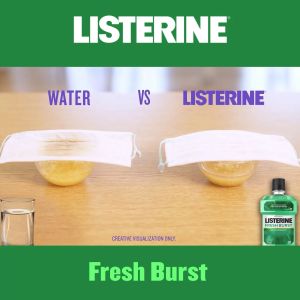 Listerine Fresh Burst Mouthwash 250ml + Get 100ml at 30% off
