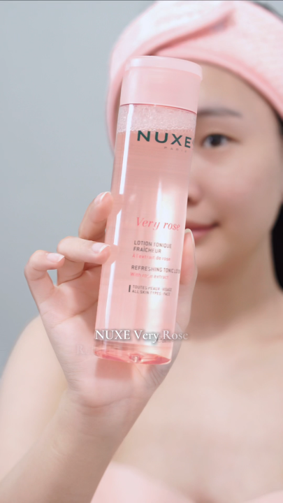 Nước Hoa Hồng Làm Sạch Cặn Trang Điểm & Dưỡng Ẩm Cho Mọi Loại Da Nuxe Very Rose 200ml