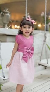 Two Mix - Dress Anak Perempuan - Baju Anak Cewek Eid Mubarak 1-12 Tahun 4337