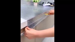 Giấy bạc dán bếp cách nhiệt Cuộn decal dán tường nhà bếp chống thấm bền đẹp (2mx40cm 2mx60cm)-HAUSE