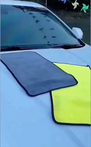 Khăn Microfiber rửa Xe Máy Ô Tô Các Bề Mặt Nhạy Cảm Dễ Trầy Giày Dép Và Nhà Bếp 2 Lớp Chuyên Dụng