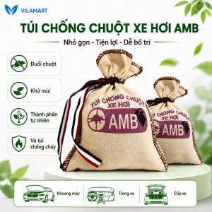 Túi Xua Đuổi Chuột AMB – Dùng Cho Ô Tô Khoang Máy Hỗ Trợ Hạn Chế Chuột Cắn Dây Điện