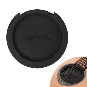 VERTECHnk SM-05 Guitar Soundhole Cover Black Rubber for EQ Acoustic Folk Guitars