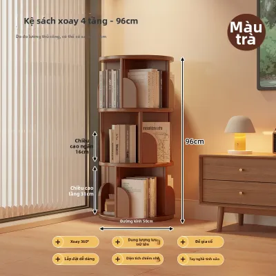 YONGJUE | Kệ Sách Quay 360 Độ