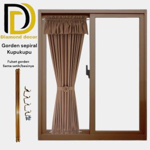gorden seprial kupu kupu minimalis aestetik tali ikat tengah untuk lebar jendela 40 50 60 70 80