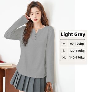 FENYE | Maternity Warm Long Sleeve V-Neck Loose Fit Base Layer Top