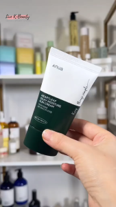 ANUA HEARTLEAF SILKY MOISTURE SUN CREAM SPF50+ | Hydrating Sunscreen with Houttuynia Cordata - UVA UVB Protection Soothe Redness for Sensitive Skin Daily
