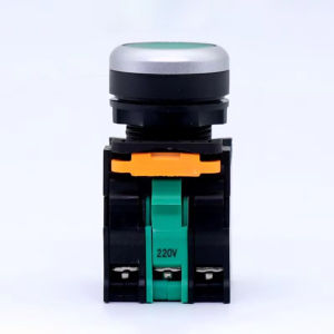 Hunst 22mm High Quality Silver Contact Fixed Self-Locking Push Button Switch for Laser Marker and CO2 Laser Cutting Engraver.