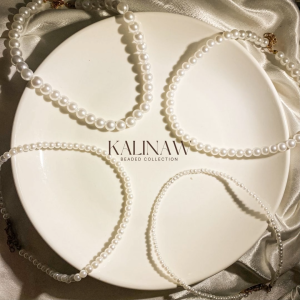 KALINAW Plastic Pearl Imitation Choker Necklace