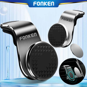 FONKEN Car Phone Holder Metal Magnetic Air Vent Clip 360° Degree Car Phone Holder
