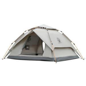 Hewolf | Sun Rain Protection Quick Set Up Foldable Double Layer Camping Tent