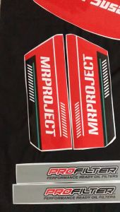 Decal Sticker - Stiker Dekal VIAR CROSS 200 WARNA MERAH