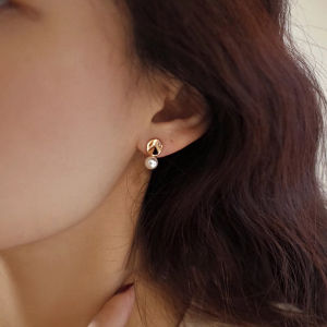 YICAN | Earrings Rose Gold Pearl 925 Silver