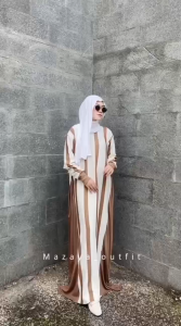 Vina dress sallur knit premium gamis wanita terbaru