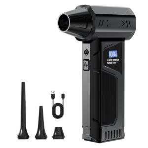 Super Powerful Turbo Air Blower - 180000 RPM Turbo Jet Fan- Brushless Motor 52m/s 4 Speed LED Light 6000mAh Battery Snow Blo