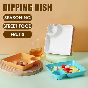 Japanese Dipping Dish Plate Kitchen Tableware Large Square Dumpling Plate Chips Sushi Snack Platter
