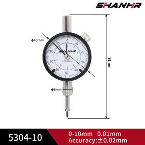Shahr chỉ báo dạng quay số công cụ đo lường độ chính xác mét 0.01 mét độ phân giải chỉ số dụng cụ đo lường