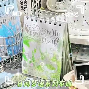 Mr.paper | Mr.Paper Writeable Spiral Notebook Dreamcore Style 192 Pages Thick Journal DIY Collage for Photo Frame Scrapbook Diary Decor