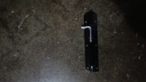 ZKZ Fashioned Black Paint Bolt Door Bolt