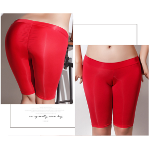 Low Waist Tight Yoga Shorts Womens Sporty Fishnet Patterned Baggy Pants Breathable Nylon Five-Quarter Length Fitness Trousers