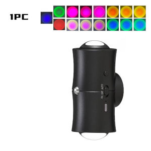 LED Night Light RGB 7 Colors Motion Sensor Rechargeable Magnetic Double-head Wall Lamp Cabinet Lamp Kitchen Stairs Decor Light