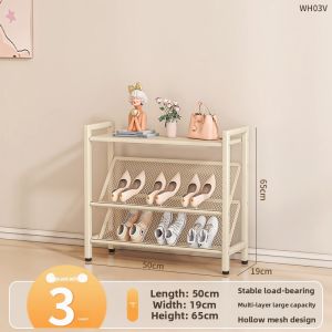 Simple Home Entrance Coat Hook Rack Integrated Dormitory Clothes Hat Stand Multi-Functional Large Capacity Storage Shelf Shoe Cabinet