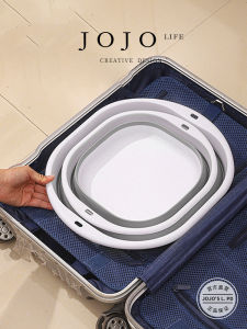 Portable Folding Silicone Face Basin Multi-Purpose Sink Dormitory Household Personal Cleaning Tools Mr Grocery Brand