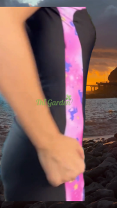 Bộ Đồ Bơi Nữ Kín Đáo Nữ Tính Gồm Áo Thun T-Shirt Quần Lửng Chất Liệu Thun Co Giãn 4 Chiều Cho Bạn Nữ Cân Nặng Dưới 52kg