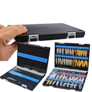 Ultra-thin hard-shell Luya sequin bait box small bait bag portable Luya bait box sequin horse mouth sequin storage box