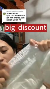 BABY DIAPER 50pcs! diaper large on sale Magic Tape and Pullups/Pants! super tough full core structure natural cotton dry !baby diaper on sale !(Add 1 size bigger)