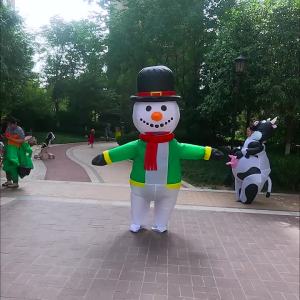 Christmas Funny Inflatable Costume Cosplay Santa Claus Reindeer Snowman Christmas Tree Adult Halloween Carnival Party