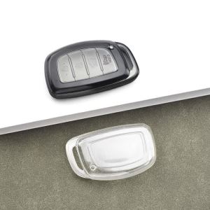 Transparent Car Key For Hyundai Ix35 I40 I20 I10 Tucson Elantra Creta Sonata Ioniq Accent Creata Smart Remote Fobs Cover Case