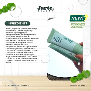 Glamoire - JARTE BEAUTY CICA CARE FACIAL WASH (Upgraded Formula) 100 ML [Sabun Cuci Muka Anti Ketarik Untuk Semua Jenis Kulit Madagascar