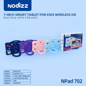 Npad702 Smart Tablet for Kids Wireless HD Comes with Doll Software Dual Core Touch Screen Android 14 .0 7-Inch Anti Fall Learning Machine Bluetooth Wi-Fi 1024*600ips 3200mAh Kids Smart Tablet